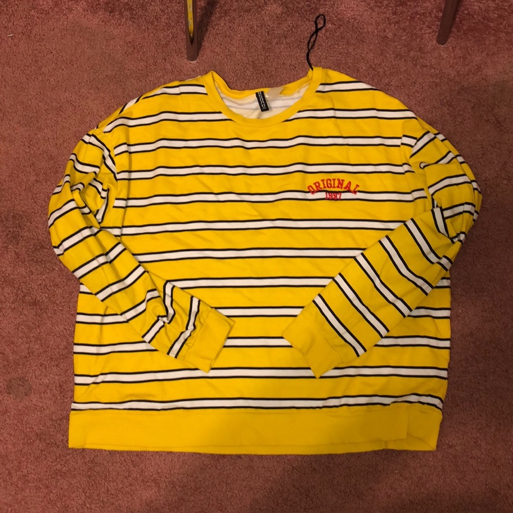 striped long sleeve t shirt